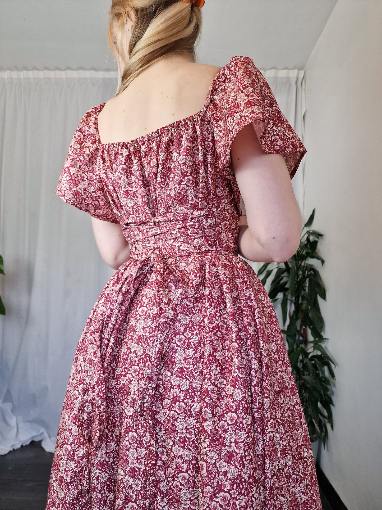 The Classic Dress with Butterfly Sleeves (Other fabrics available)