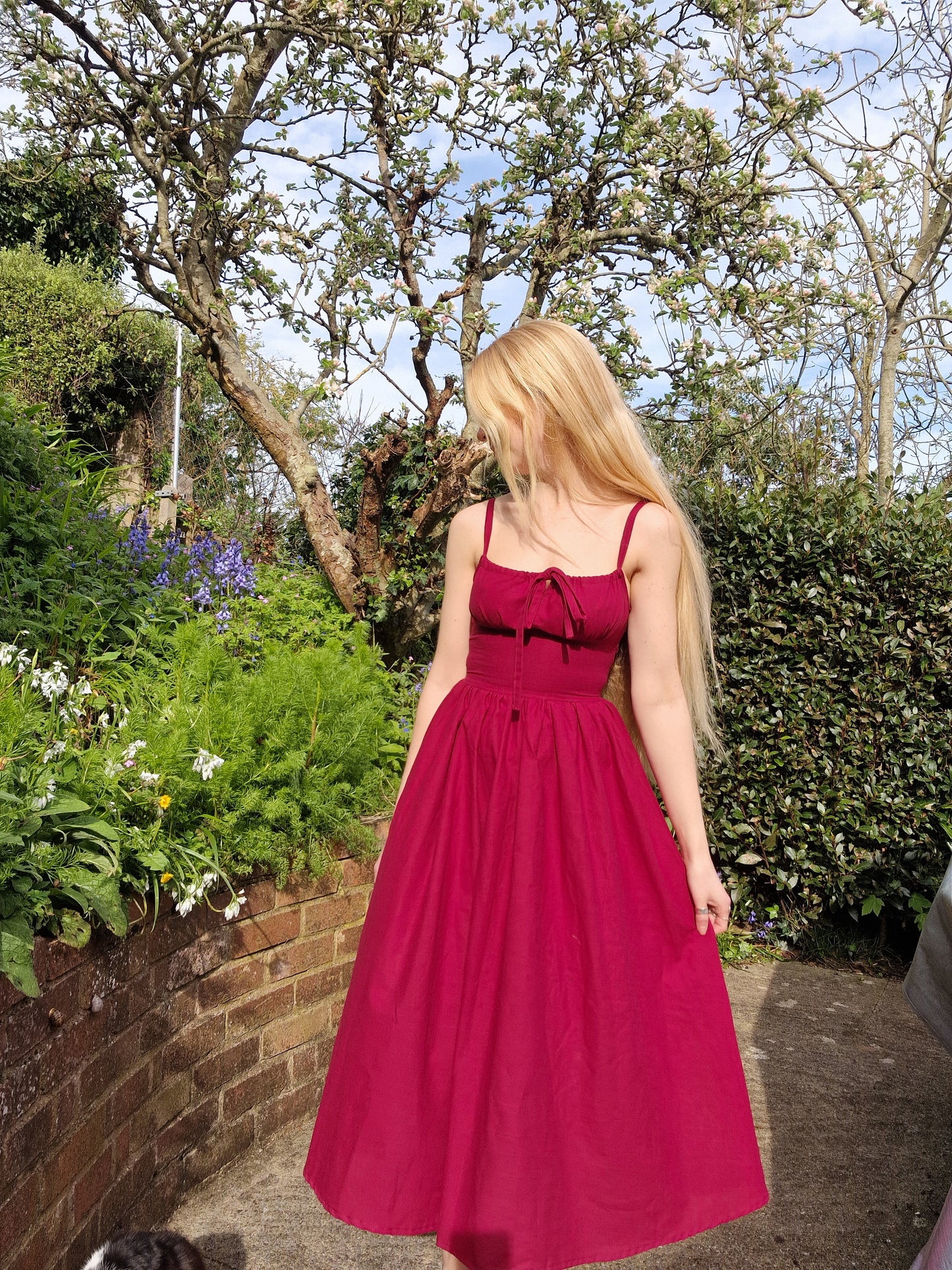 Strappy Milkmaid Dress (Lace Up Back)