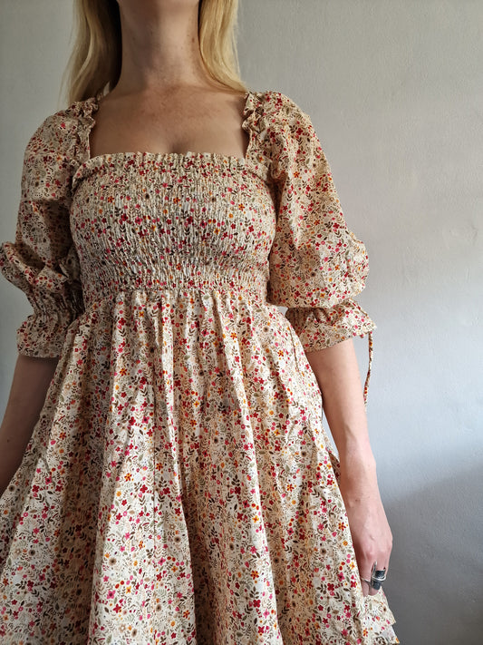 Shirred Dress (UK 6- small 10)