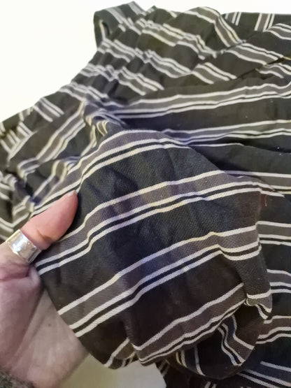 Striped stretchy fabric