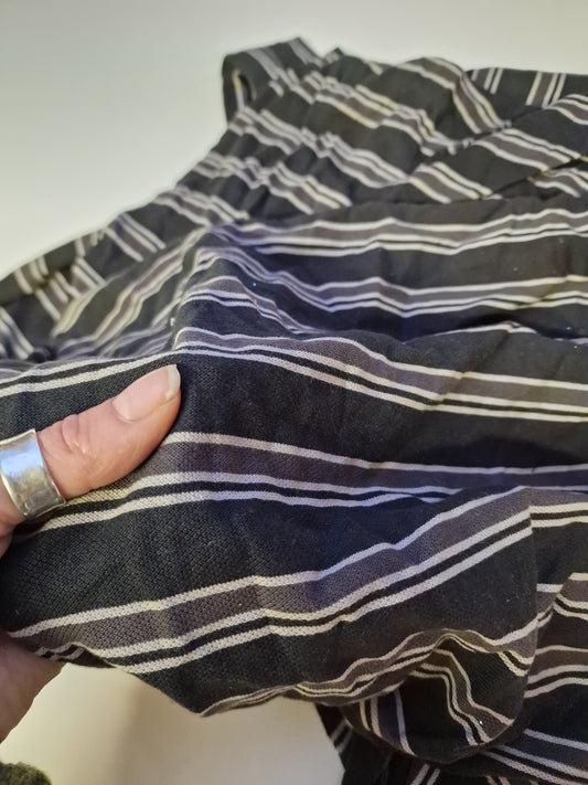 Striped stretchy fabric