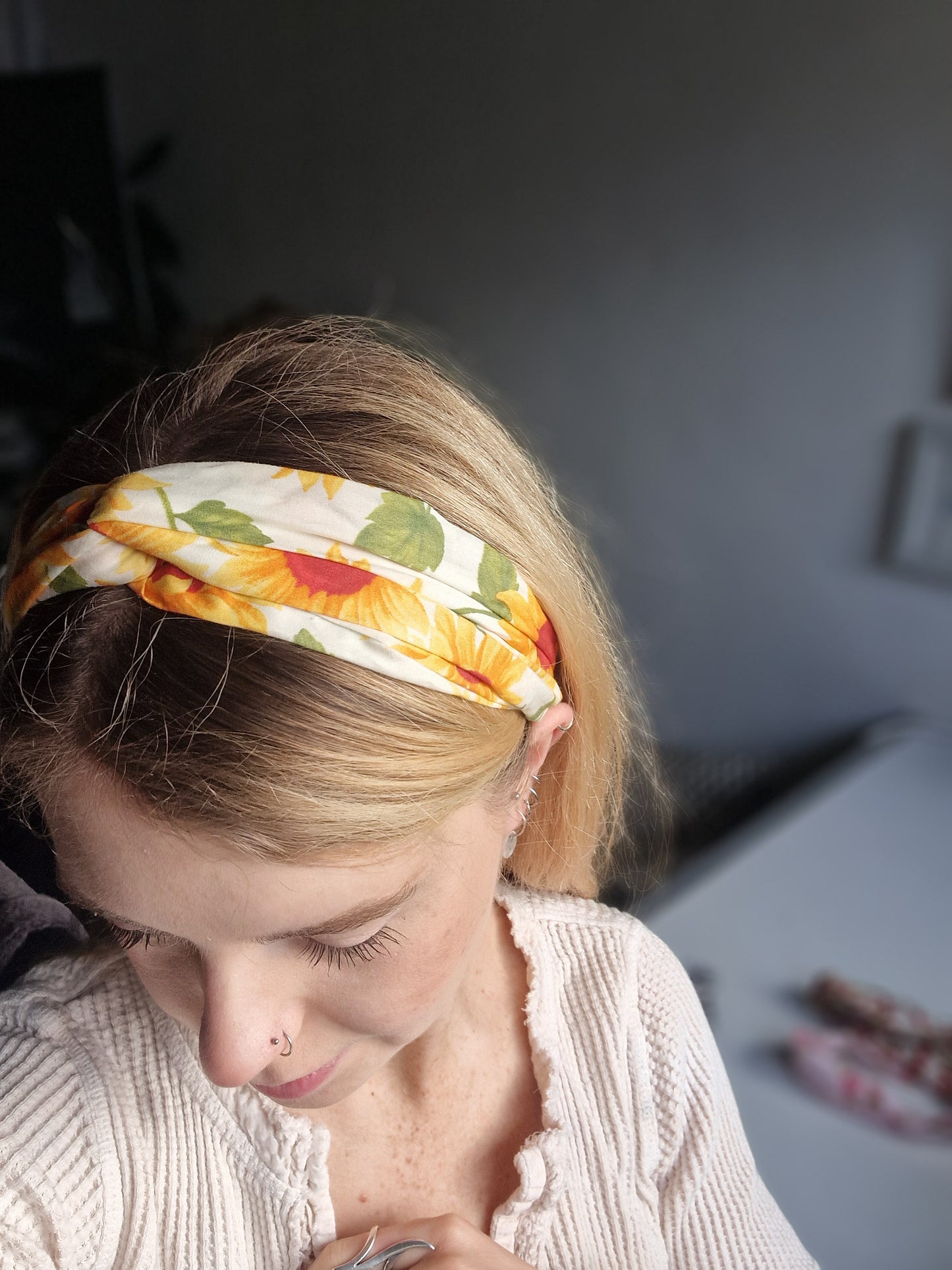 Sunflower Stretchy Headband